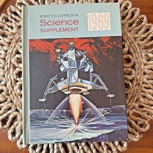 1969 Encyclopedia Science Supplement – Grolier –‎ Apollo Moon Landing Cover